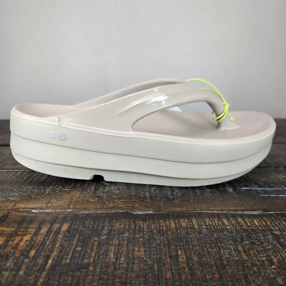 NEW Oofos Oomega Oolala Womens Size 9 Recovery Slip-On Flip Flops Sandals Nomad